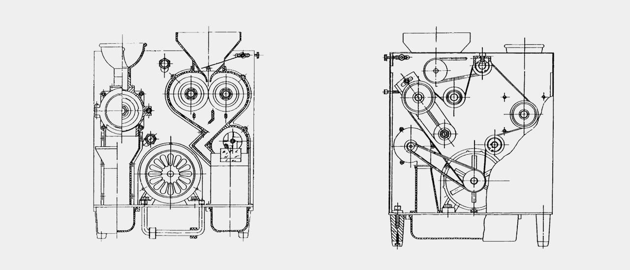 lab rice mill drawing